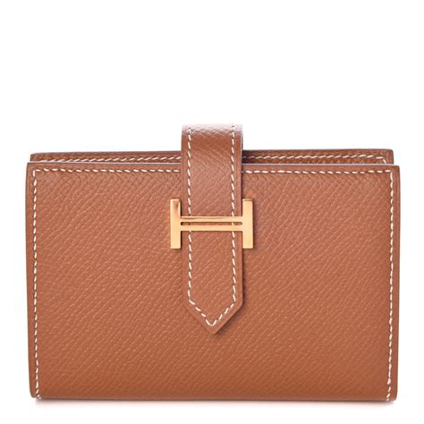 hermes bearn compact wallet|Hermes bearn mini wallet.